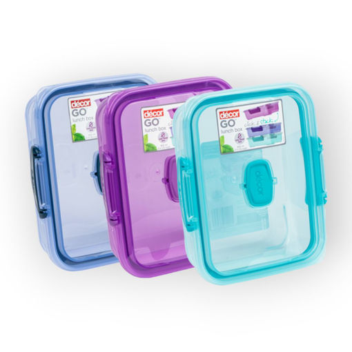 Picture of DECOR GO CLICK & STACK LUNCH BOX OBLONG 800ML